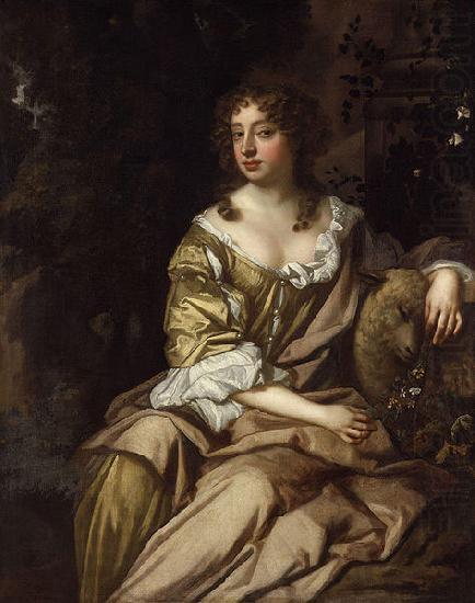 Sir Peter Lely Possibly portrait of Nell Gwyn china oil painting image